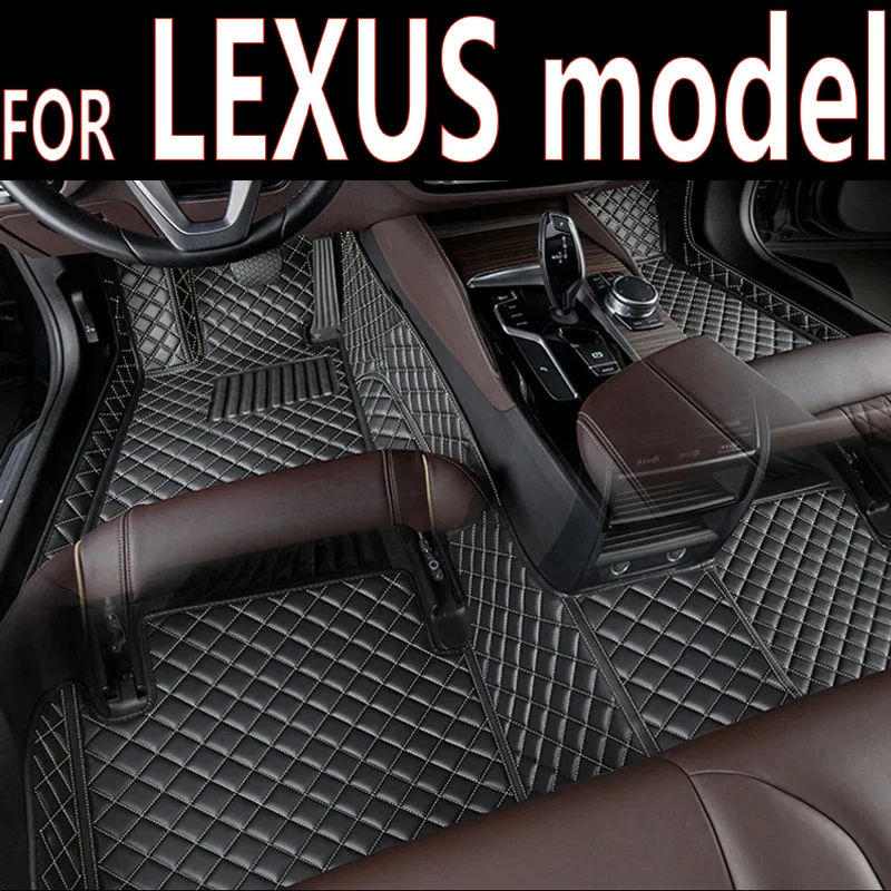 

Leather Car Floor Mats For LEXUS NX GS ES RX ES HYBRID RX IS UX UX HYBRID GS GS350 ES IS XE20 CT 200H 2022 2023 Car Accessories