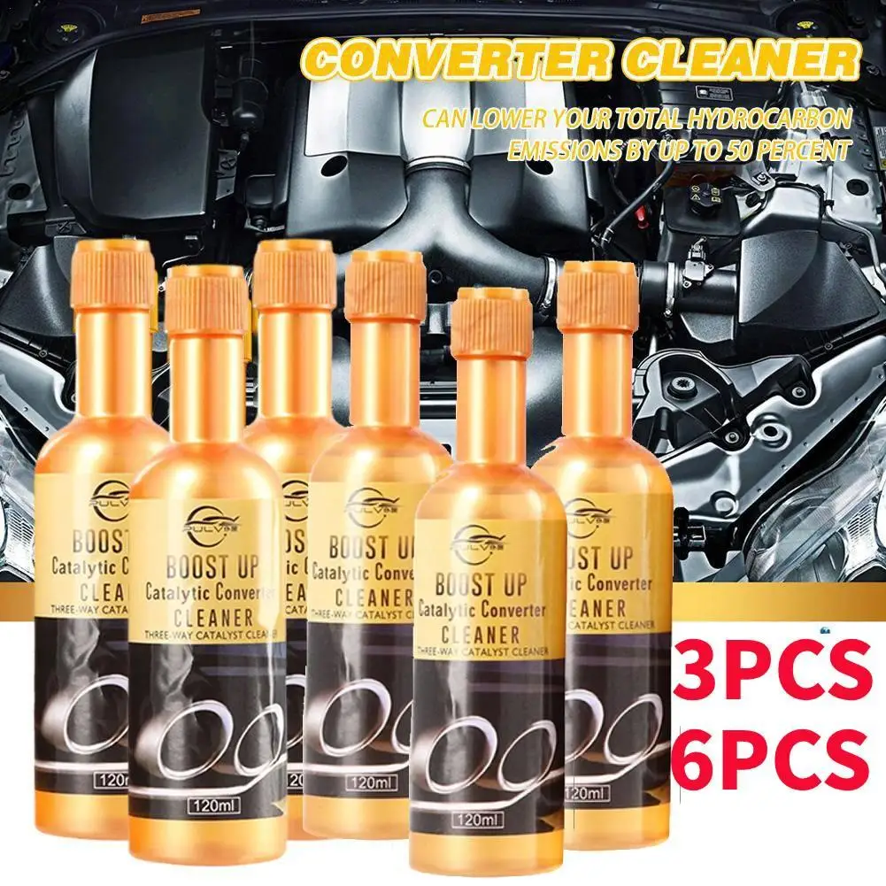 3/6pcs Car Catalytic Converter Cleaners Automobile Engine CSV Clean Accelerators Catalysts Easy Cleaner 120ML catalytic converter cleaner catalytic converter engine cleaner