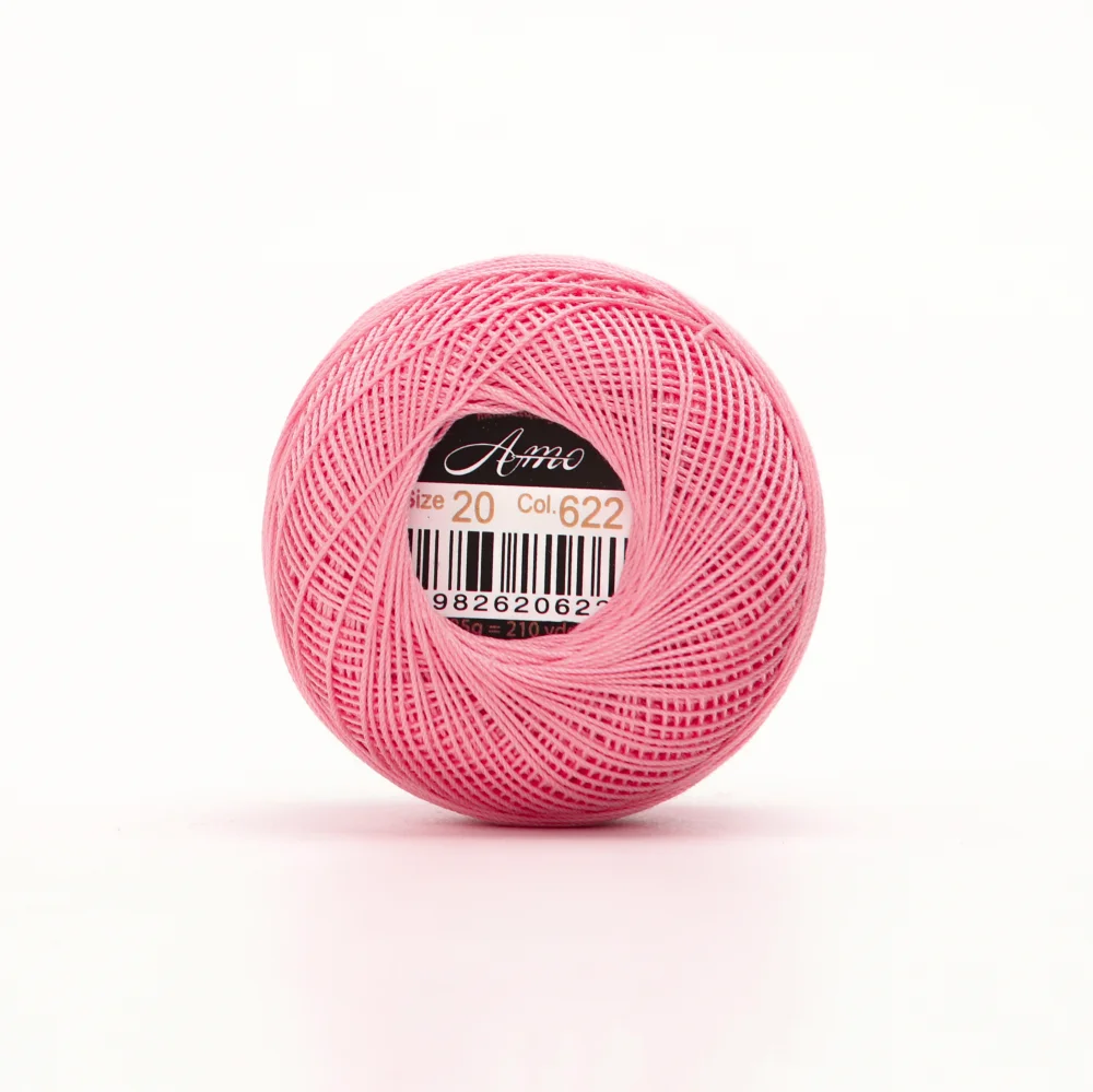 Amohilos Größe 20 Doppel Mercerisierter Ägyptischer Baumwolle Häkeln Faden Perfekte Occhi Nadel Projekte 25 Gramm 210 Yards Ball – Detail 20