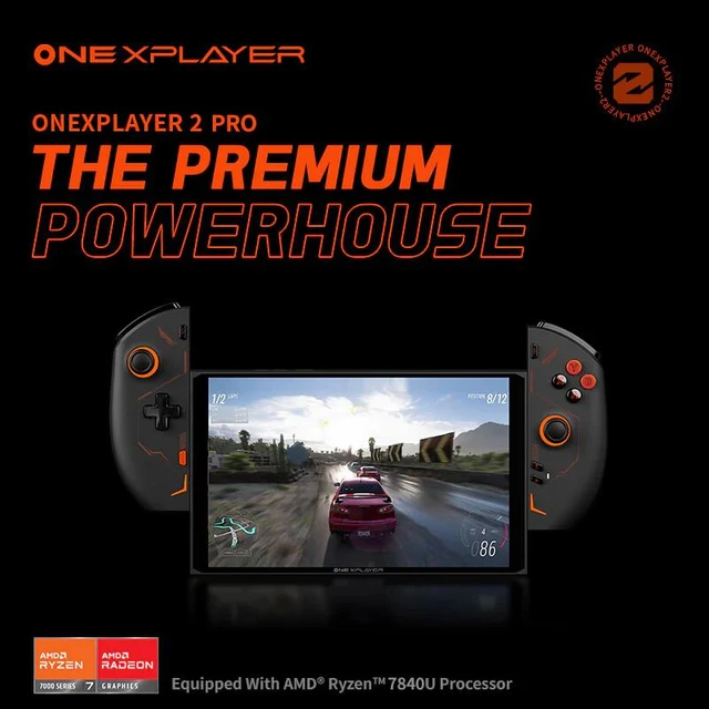 ONEXPLAYER 2 Pro AMD R7-7840U PC Game Console Removable Handle 5 in 1 Laptop Tablet 8.4 Inch 2.5K IPS Screen Windows11 Computer