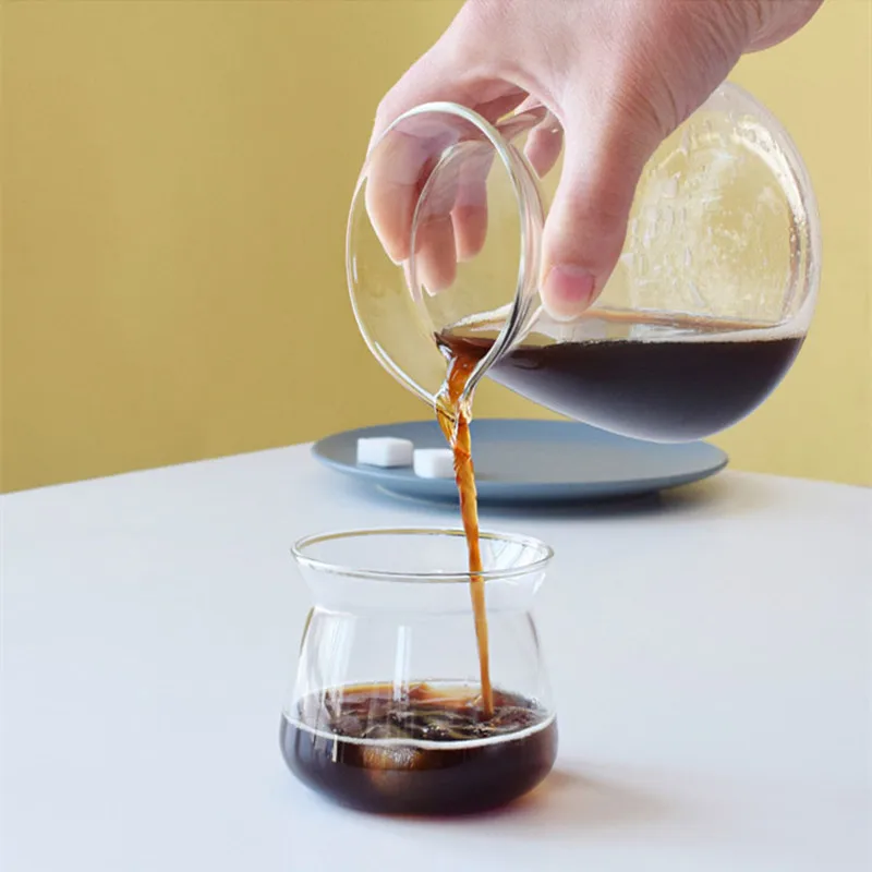 Glass Coffee Server Sharing Pot Mug Cup Tea Kettle 200ml 275ml