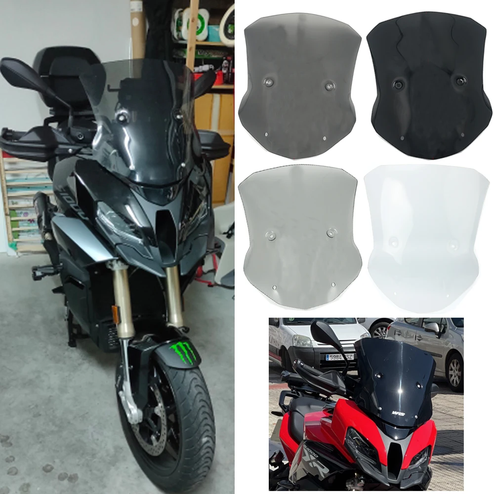 MotorcycleWindshieldTallWindscreenWindDeflectorFairingScreenFor