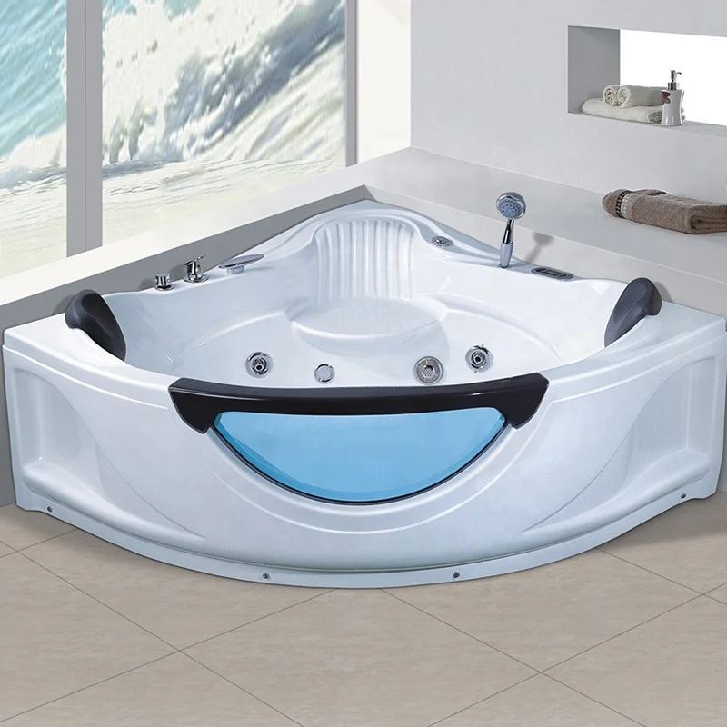 Factory Sell Freestanding Bath Tub Bubble Walk In Soaking 2 Person Whirlpool Massage Bathtub With Spa
