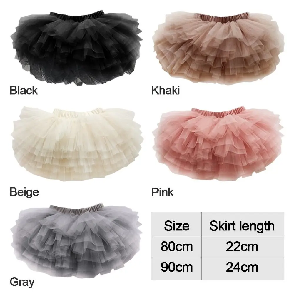 New Cotton Tutu Summer Skirts Black Fluffy Tutu Tulle Princess Skirts Ballet Dance Gown Pettiskirt Little Girls tulle tutu skirt,baby girl skirt