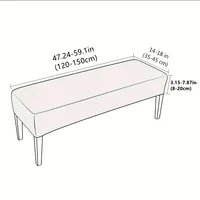 PU leather waterproof bench chair cover,funiture protector,slipcovers for bench 2