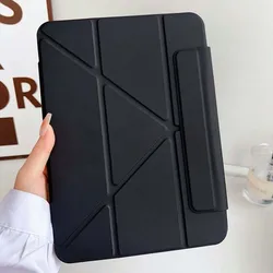 Sleek Magnetic Detachable Tablet Case for iPad Pro 13 2024 M4 (Black)
