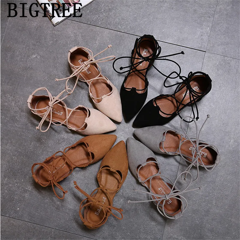 Gladiator Shoes Pointed Toe Flats Creepers Loafers Women Harajuku Shoes Woman Luxury Women Designers Chaussures Femme