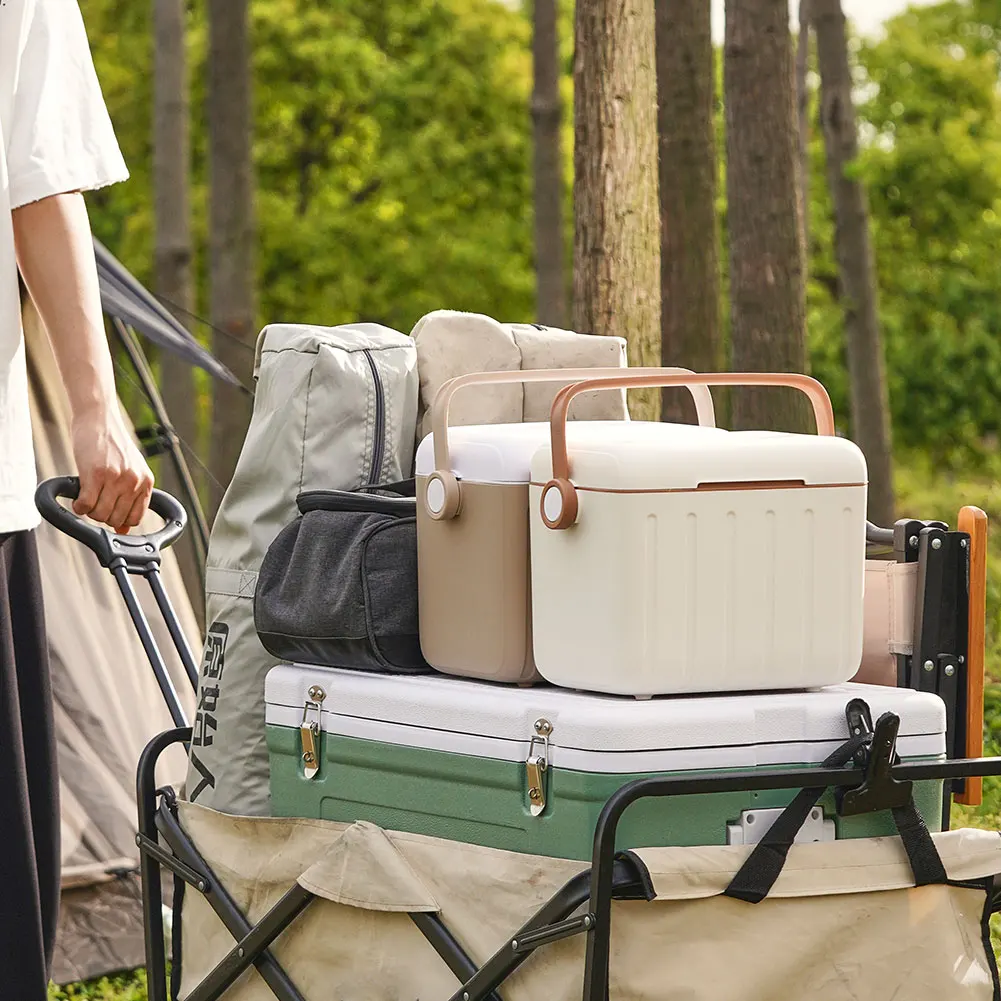 6L Camping Cooler Box Multipurpose Portable Ice Bucket for Camping Picnic Beach Drink Beverage Fishing