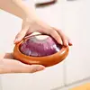 Reusable Fruit Preservation Box Silicone Film Food Box Sealed Mini Refrigerator for Storage Vegetable Avocado Lemon Storage Box 6