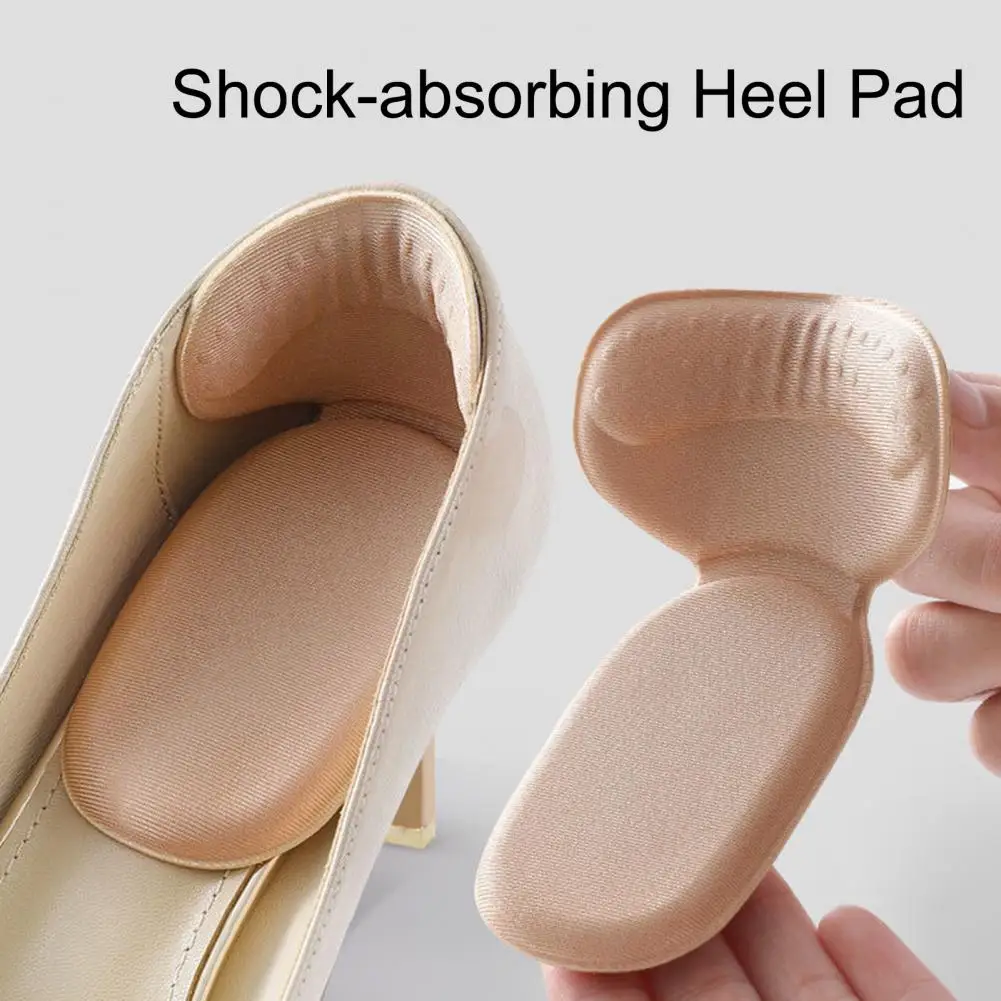 Shoe Insoles 1 Pair Heel Adjustment Pad Shock-Absorbing Comfortable Insole Shoe Size Adjustment High Heel Shoe Adapter for Various Types