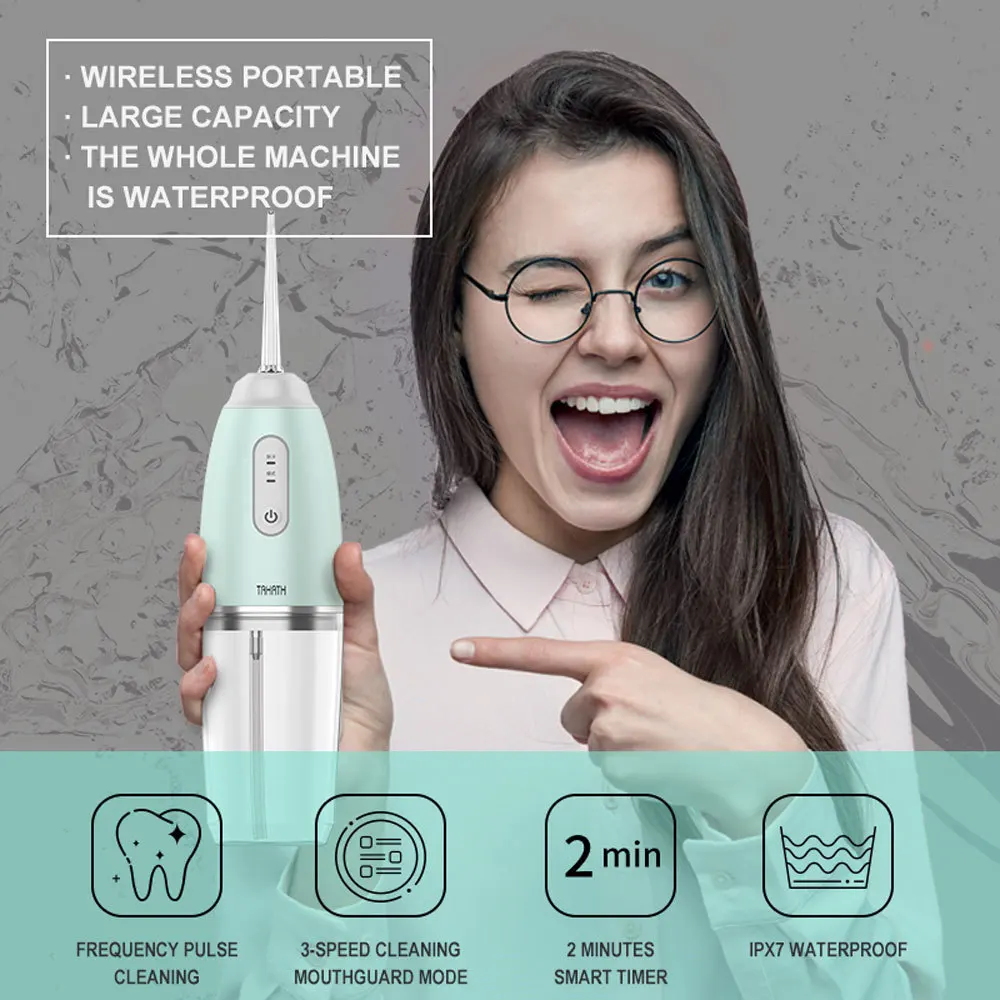 Portable Water Dental Floss Household Tooth Washer Oral Cavity Cleaning Removing Calculus Tooth Cleaner Electric Flushing