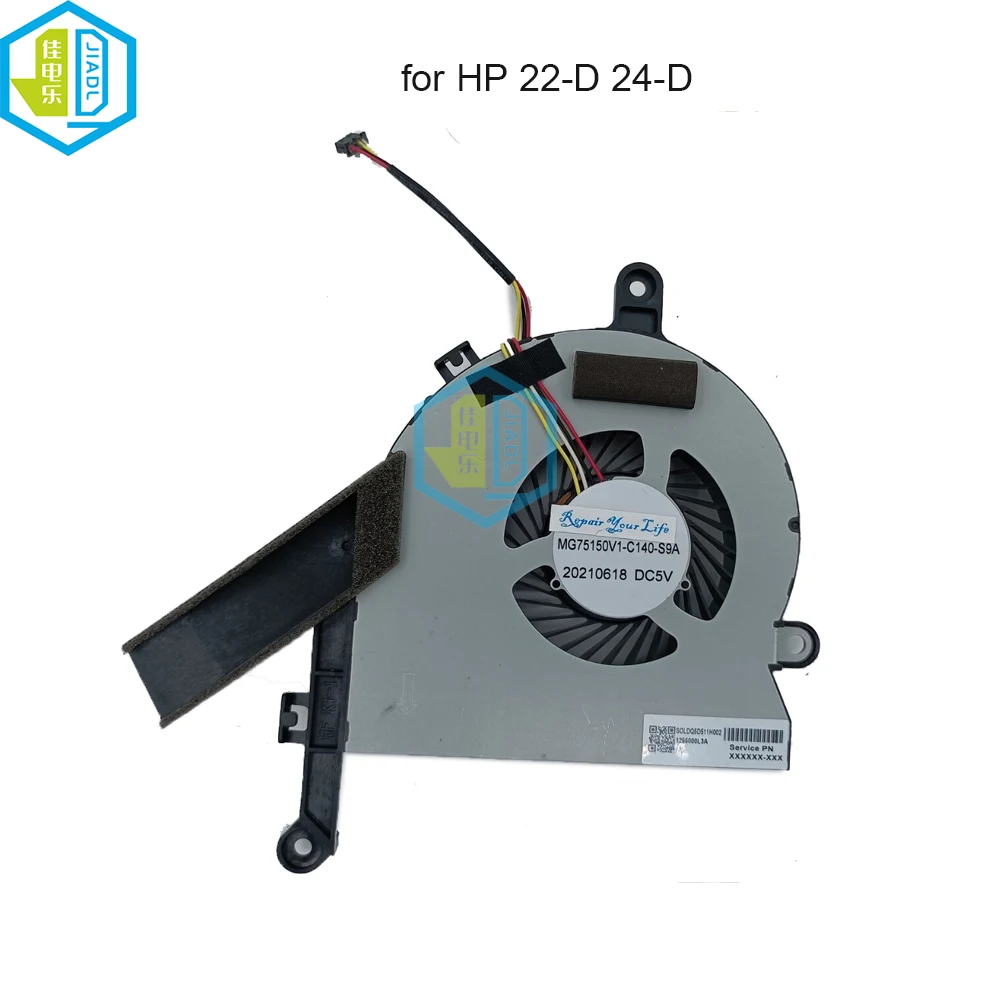Ventiladores Refrigerando da Cpu do Caderno 5v para hp Tudo em um Radiador Bsc0905hd01 Mg75150v1-c140-s9a do Processador do Refrigerador do fã do Computador de 22-d 24-d