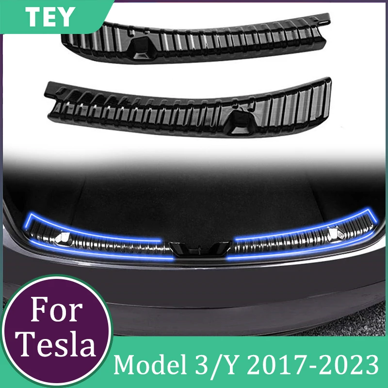 2026 Tesla Model Y Rear Bumper Protector - TPE Trunk Sill Cover For Juniper Refresh Model
