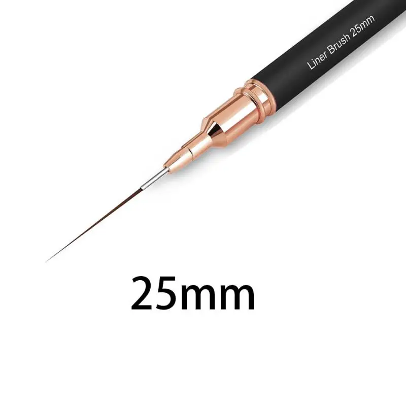 Enhanced Leopard Print Nail Art Brushes - Double-Headed Thin Detailer for Precision Manicure Design