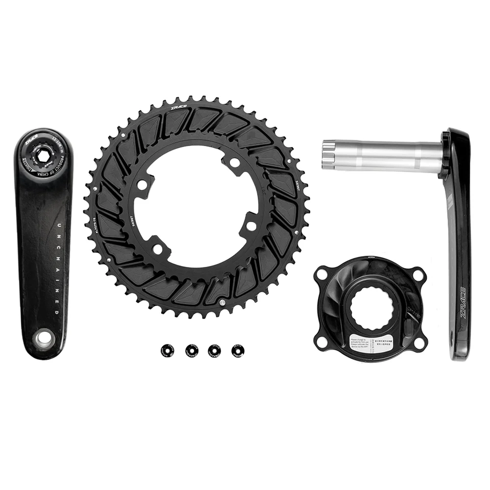 ZRACE UNCHAINED PRO パワーメーター クランクセット、超軽量