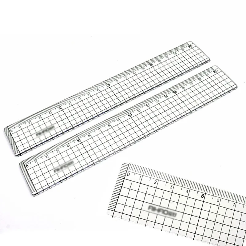 Straight Ruler 20cm 1pc Drawing Tool Desk Accessories Student Stationery School Office Supplies