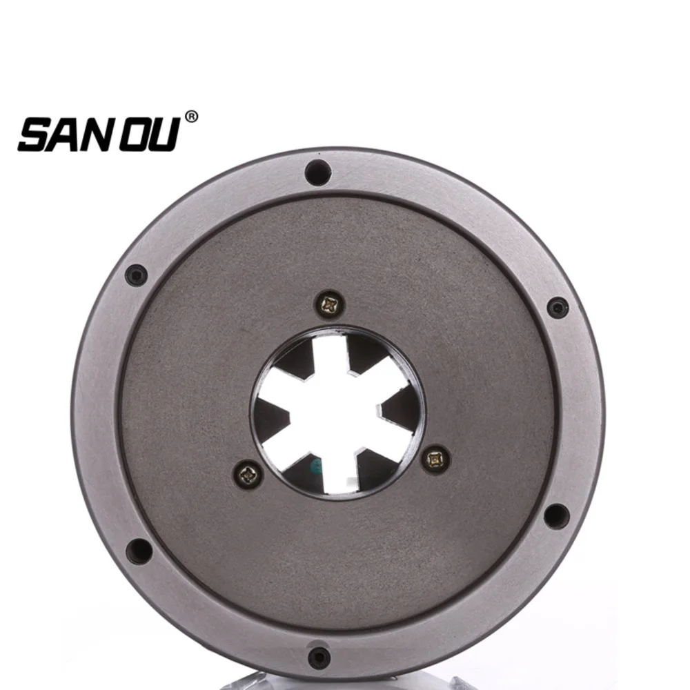 K13-100 125 160 200 250 선반 척, Sanou 6 턱 셀프 센터링 척, 소형 L용 6 인치 스크롤 척, 빠른 배송