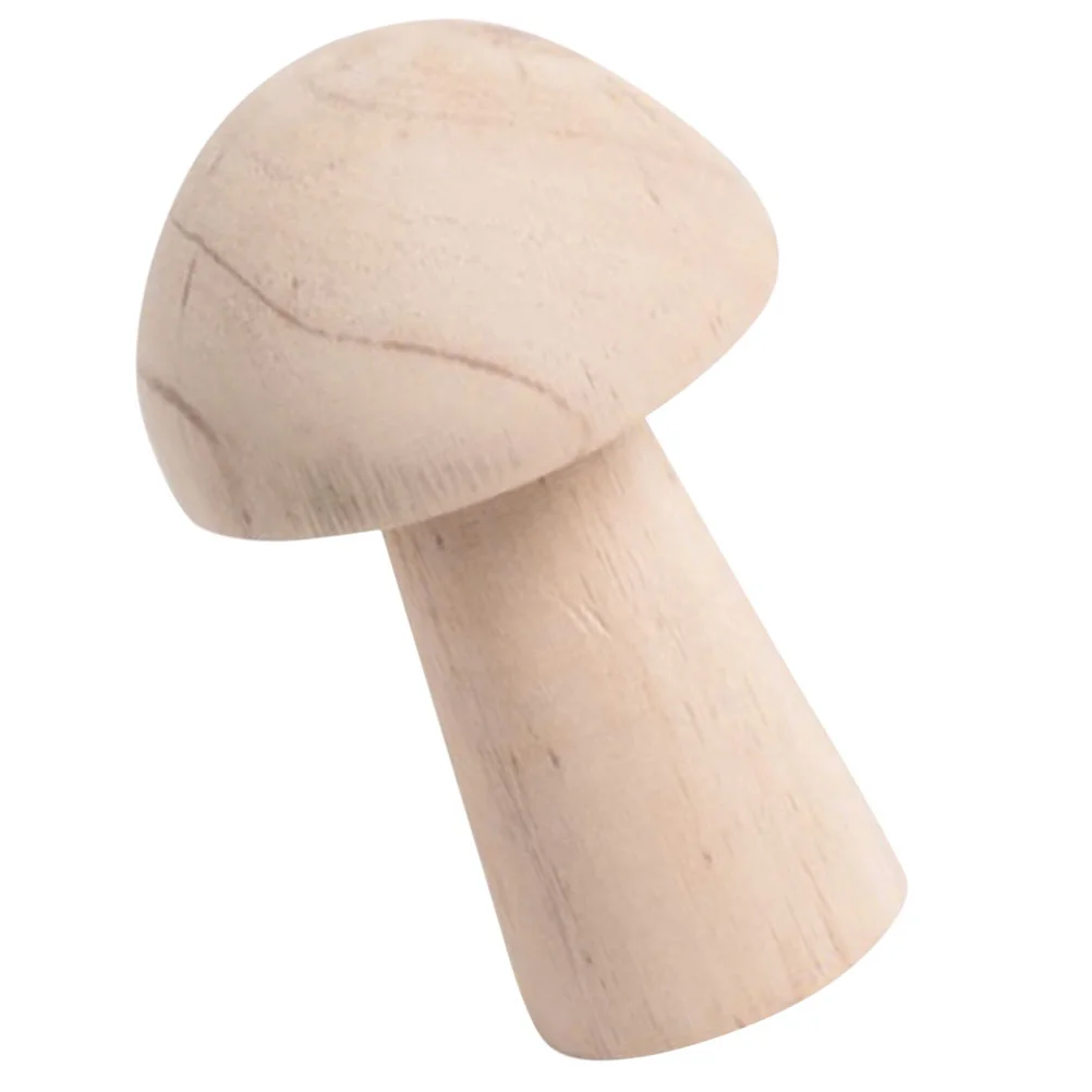 

Деревянный грибок украшение пустой необработанный гриб Декор деревянный грибок белый эмбрион ручной работы DIY окрашенные граффити домашний декор