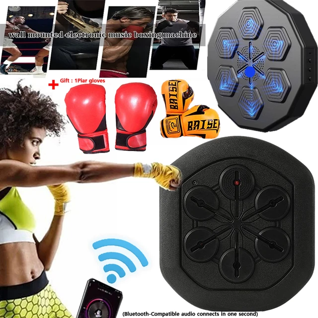 Music Boxing Training Machine Electronic Bluetooth Wall Target Sports Home  Gift