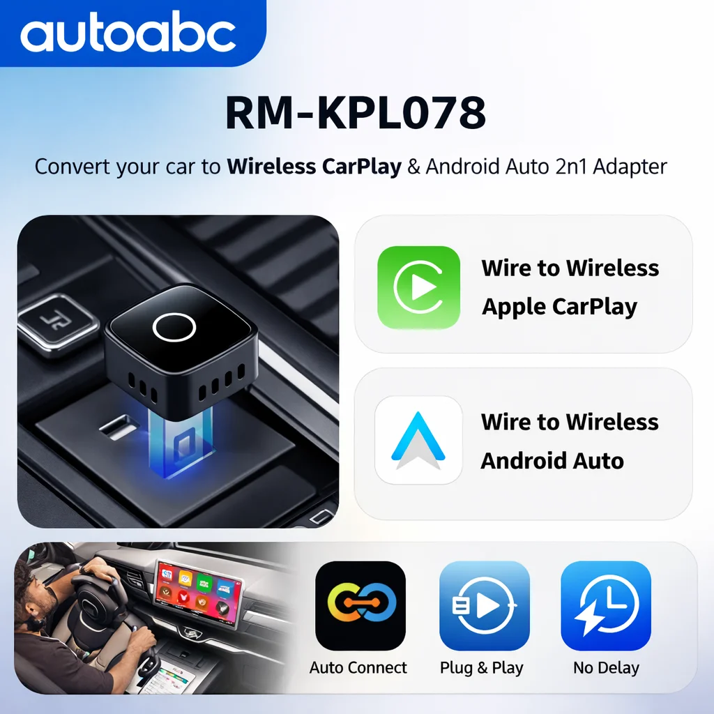 Wireless CarPlay Adapter – Seamless iPhone Connectivity and Hands-Free Control