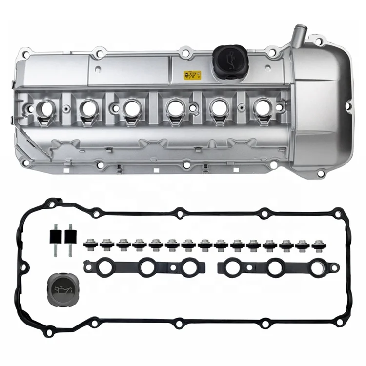 11127512839 Aluminum Engine Valve Cover for BMW M54 E46 320i 325Ci 325i 330Ci E39 525i 530i X3 E83 Z4 E85 Cylinder Head Cover