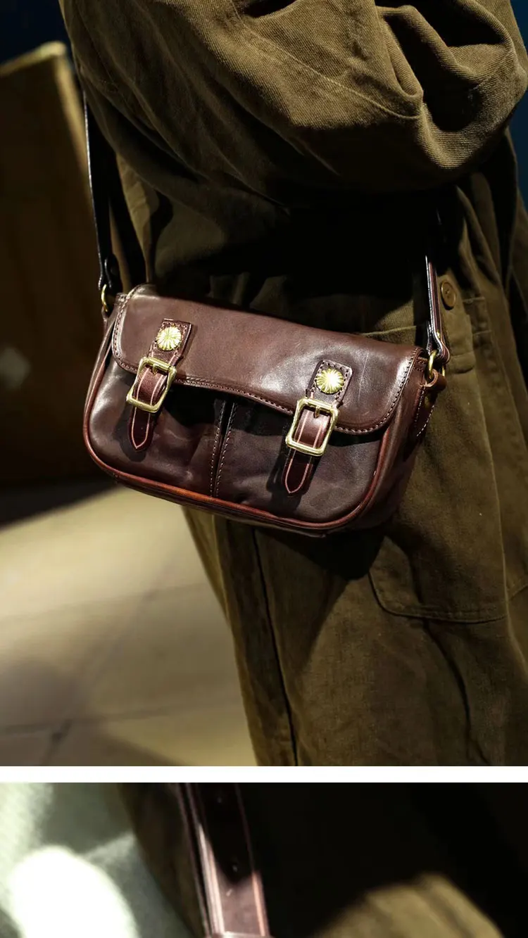 PNDME mode lässig luxus echtes leder damen schulter tasche party im freien designer handgemachte kuh leder frauen umhängetasche – Detail 1
