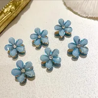 6pcs 3pcs 1pc Kids Women Girls Flower Shaped Hair Grab Clips, Faux Pearl Decorative Hair Barrettes Hair Decoration Accessories 5