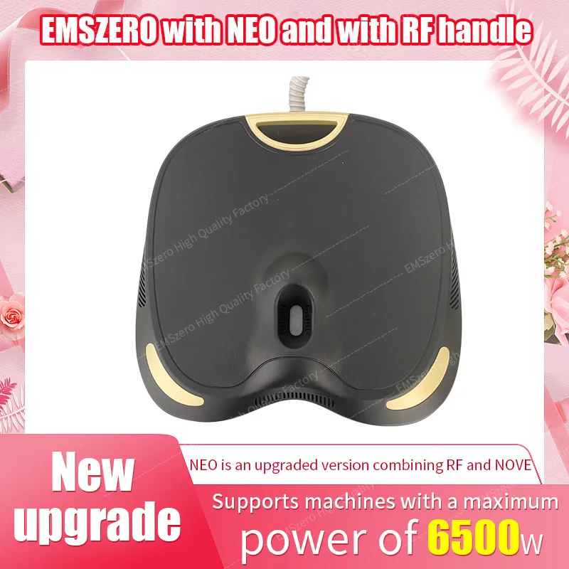 EMSZERO with NEO and with RF handle  Supports machines with a maximum power of 6000W