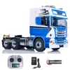 1/14 LESU Metal Chassis 6x6 RC Tractor Truck DIY Painted Finished Control Electric Car Birthday Christmas Gift Car Toys For Boys 1