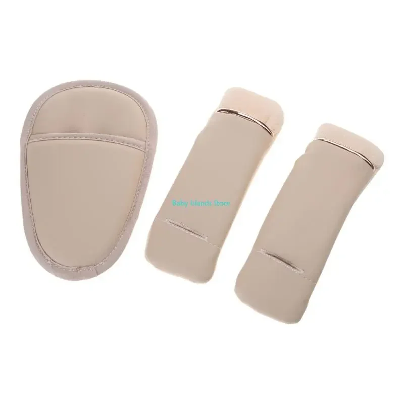 K92D Soft & Lovely Shoulder Strap Covers Crotch Pad set Adjustable Shoulder Strap Protectors Easy to Clean for Strollers