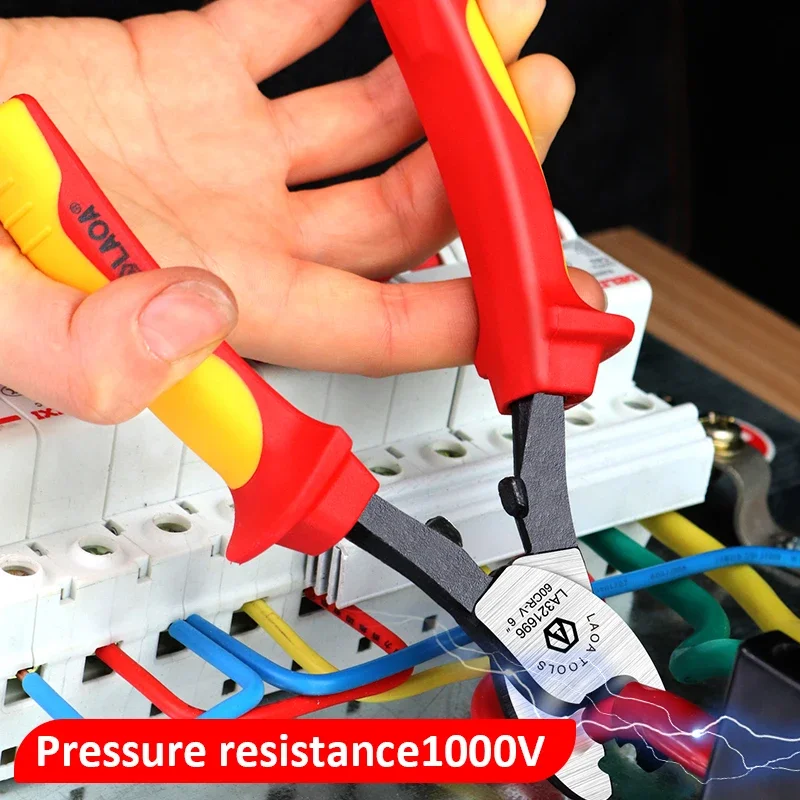 LAOA 1000V insulated cable cutting machine electrician professional pliers impact stripping pliers VDE pliers cable cutters