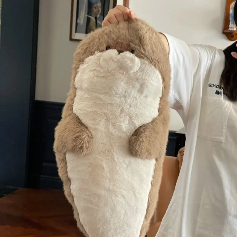 Japanese Seal Pillow Cute Bed Hugging Sleeping Otter Doll Super Soft Doll Birthday Gift 5
