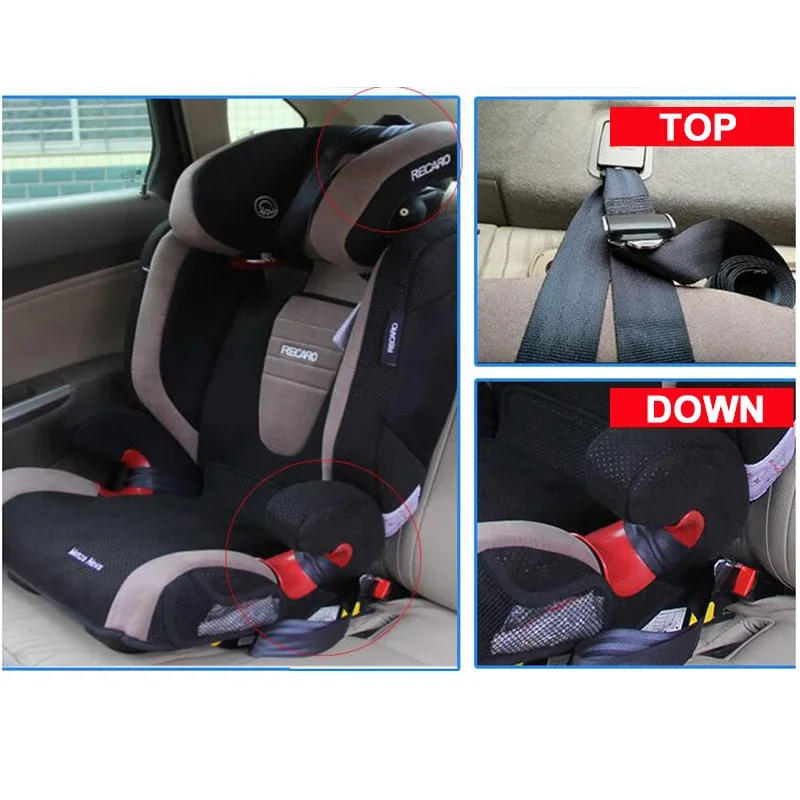 Car Child Seat Connector ISOFIX LATCH Belt Connector Interface Connection For Baby Car Safety Seat Child Seats ISOFIX Car Seat