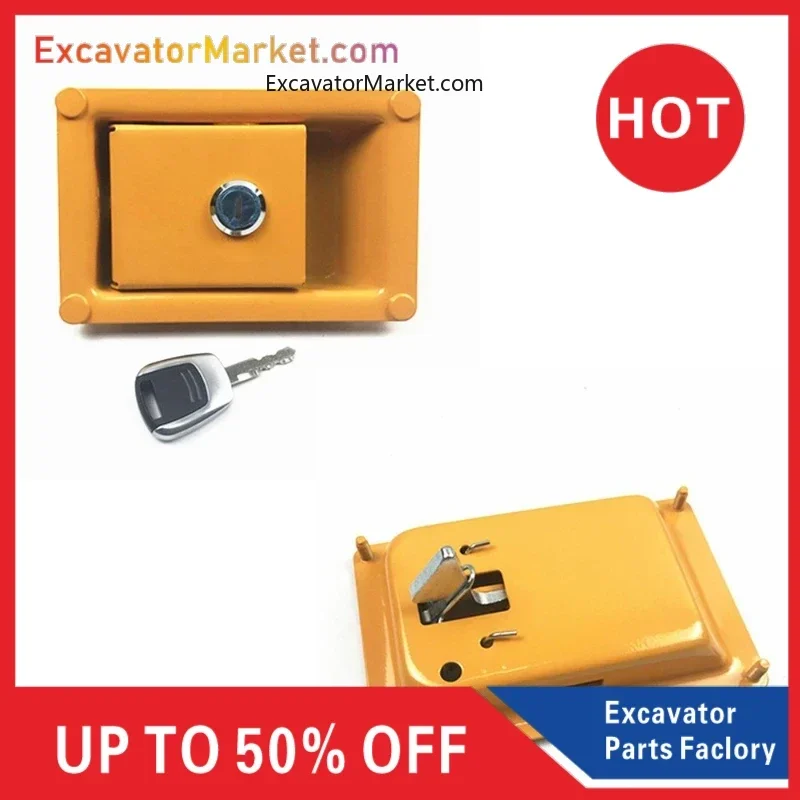 

For R215 225 150 210 305 -5-7-9 Side Door Lock Side Cover Lock Hydraulic Pump Excavator Parts
