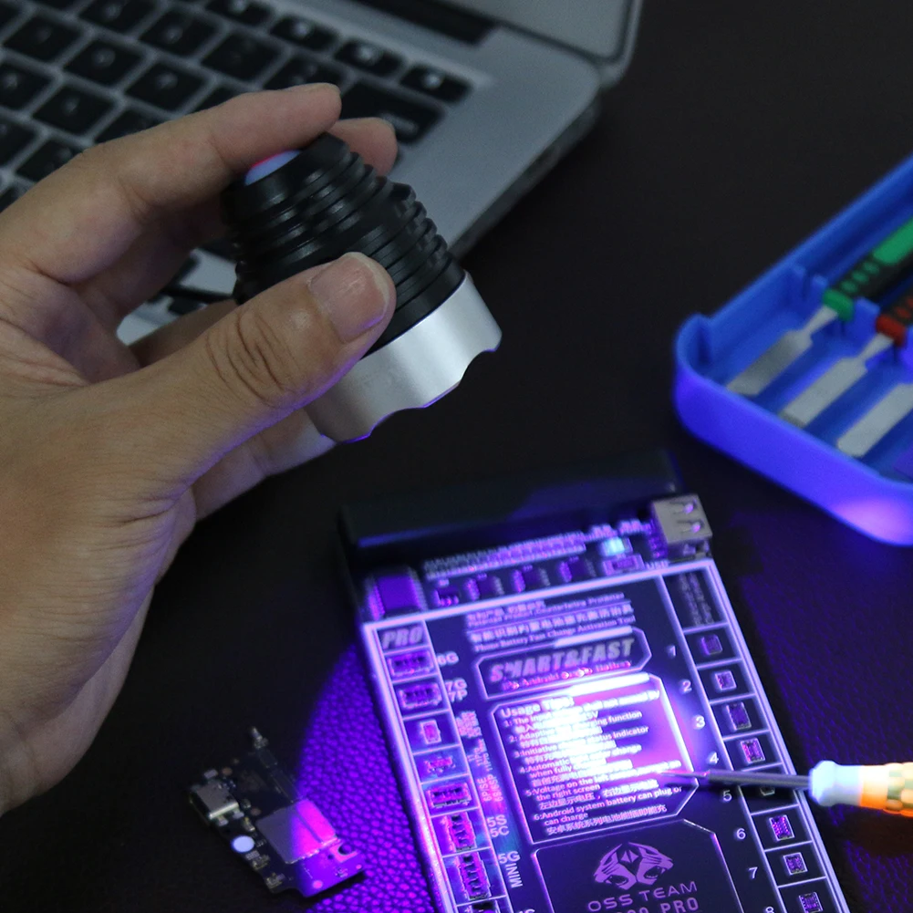 USB UV Glue Curing Lamp Classic Green Oil Heating Light Circuit Board Smart Mobile Phone Repairing