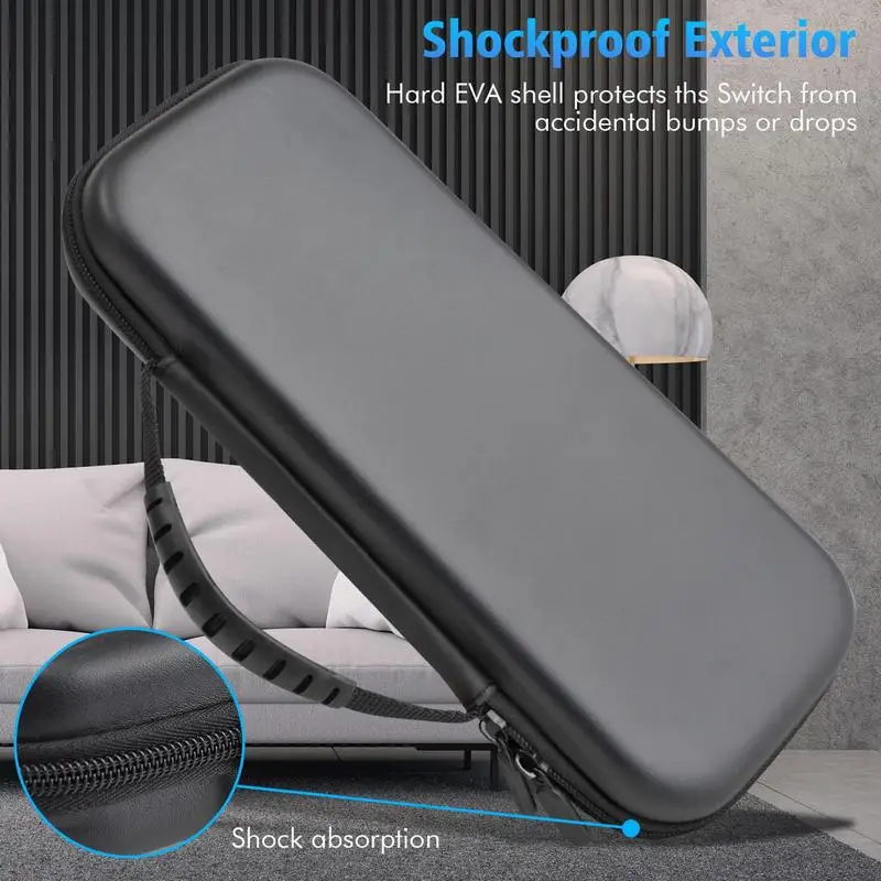 

Kids Game Console Carrying Case Portable Handheld Protection Shell Storage Tool Case Travel Game Accessories Protective Bag