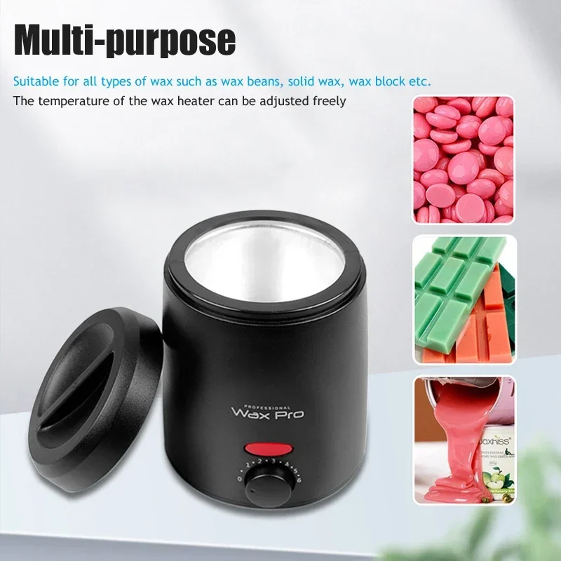 Wax Machine Kit hair removal wax hard wax beans hair removal tool For Hair Removal Wax Heater Depilation Waxing Dipping Pot Depilatory Melt Beans Kit wax heater
