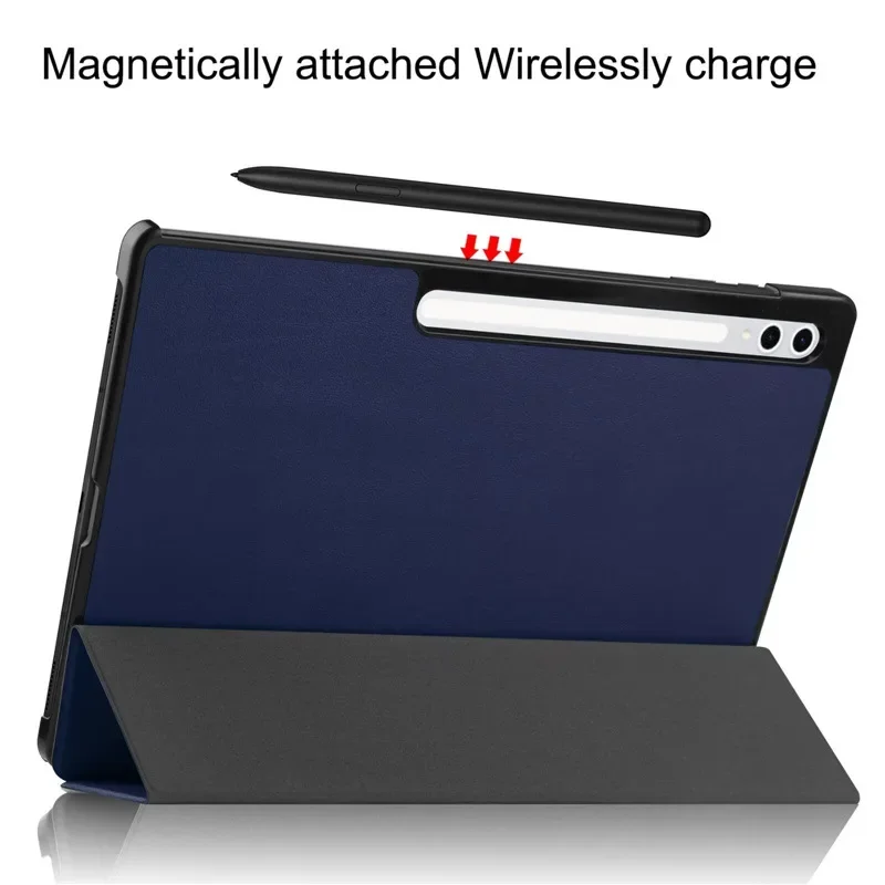 Premium Flip Case with Tri-Folding Stand and Magnetic Smart Cover