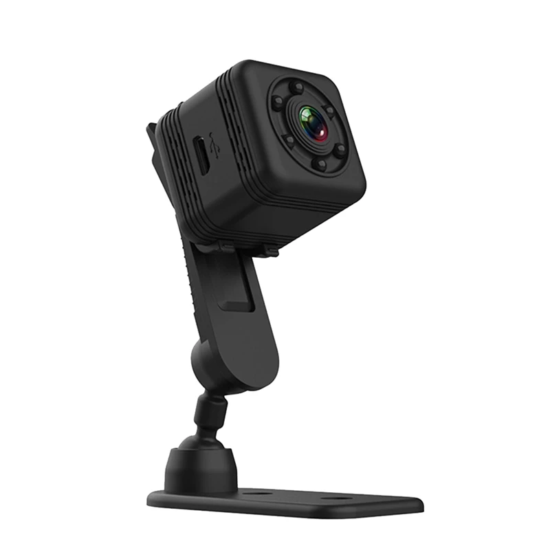 

1Set Mini Camera With Waterproof Cover HD Smart Night Vision Indoor Camera Black