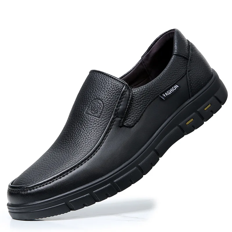 New Genuine Leather Handmade Shoes Casual Shoes For Men Flat Platform Walking Shoe Outdoor Footwear Loafers Breathable Sneakers 6