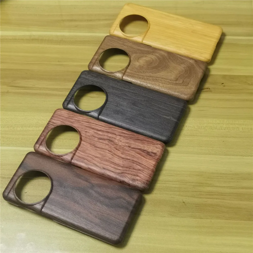 For OnePlus 13 Walnut Cherry Wood Rosewood Bamboo Wooden