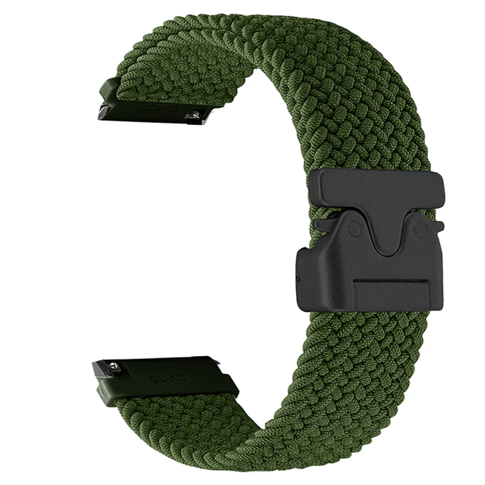 Breathable Braided Nylon Magnetic Watch Strap - 20mm/22mm