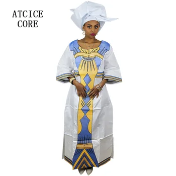 African Dresses For Women Fashion Design New African Bazin Riche Embroidery Design Dress 1
