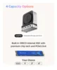 ORICO MiniDock Storage Expansion Dock for Mac Mini M4&M4 Pro Stand USB3.2 Gen2 Type C Dock with 512G 1T 2T 4T M.2 SSD Options 5