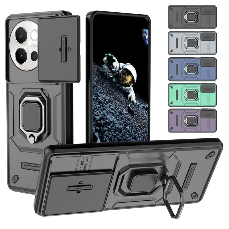 Armor Shockproof Case For VIVO V40 Lite 5G Protective Cover For VIVO V30e Ring Magnetic Holder Coque Fundas Capa_voghion.com