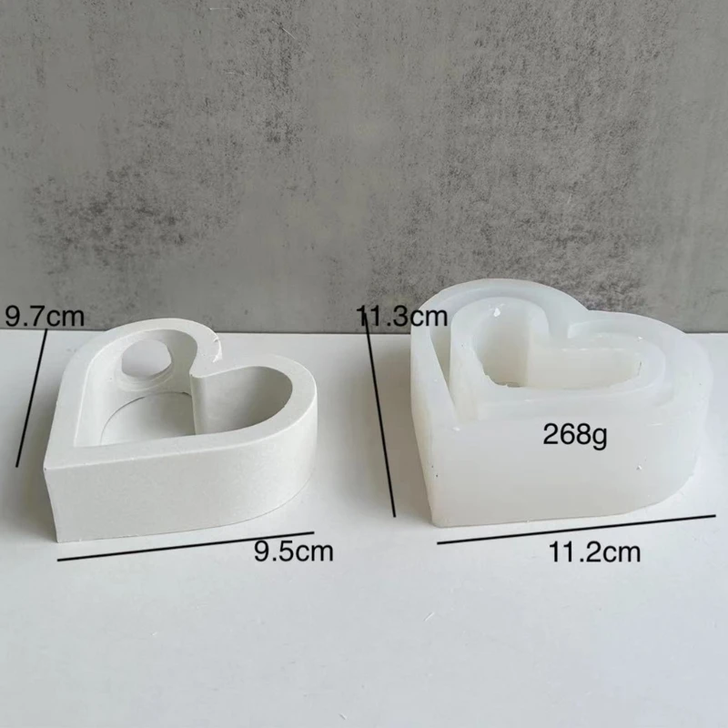 DIY Love shaped Hydroponic Flower Vase Silicone Mold For Home Decorations Create Beautiful Flower Arrangement Resin Mold hydroponic vase mold