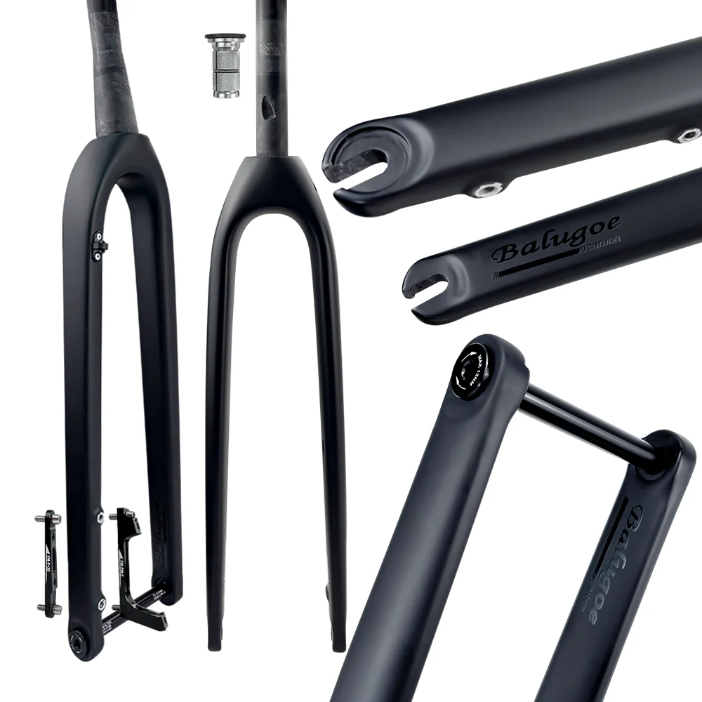 BALUGOE Road MTB Bicycle Front Fork Quick Disassembly