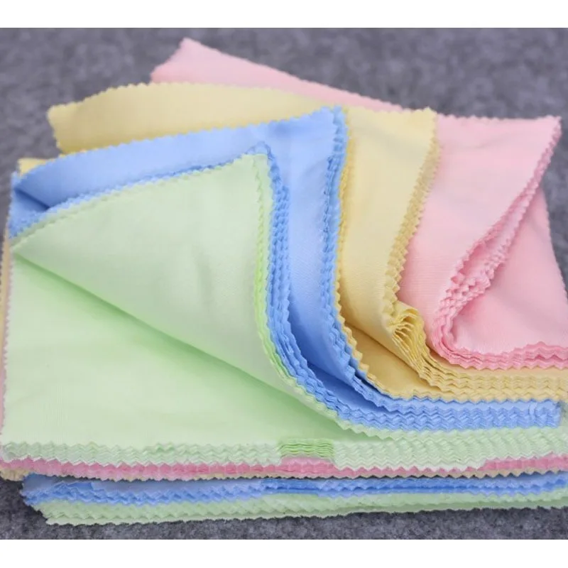 Clean Microfiber Cloths Glasses  Microfiber Cleaning Cloths Glasses -  25pcs High - Aliexpress