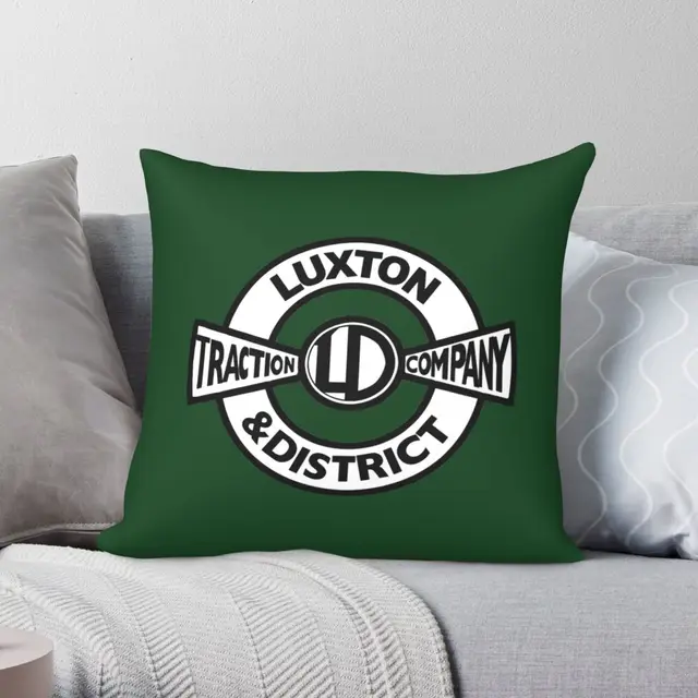 Artistic Luxton District Traction Company Logo Pillowcases