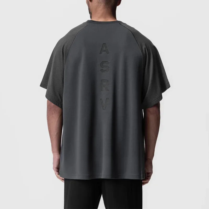 Men Quick Dry T Shirt Fitness Running Short Sleeve Shirts Summer Basketball Jersey Bodybuilding Workout Gym Training Sport Shirt